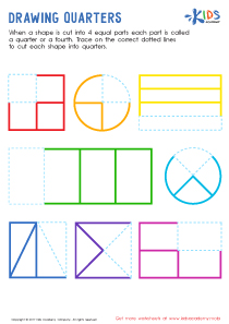 Drawing Quarters Worksheet