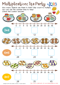 3rd Grade Math Worksheet Multiplication