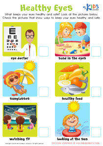 Kindergarten The 5 Senses Worksheets image