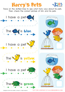 Learning Reading Fiction Extra Challenge Worksheets for Preschool image