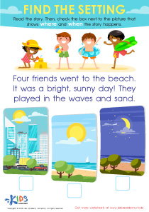 Easy Reading Comprehension Worksheets – Pre-K image