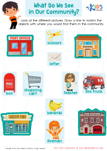 Extra Challenge Kindergarten Social Studies Printables image