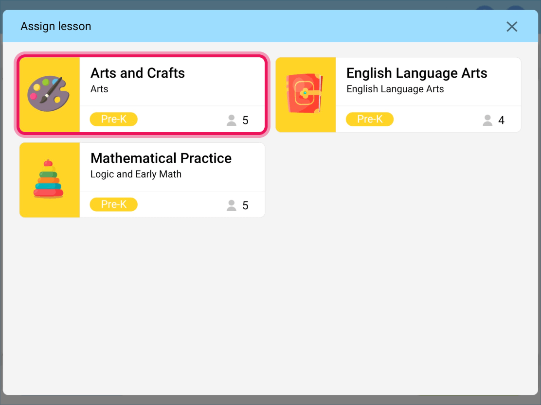 Educational categories