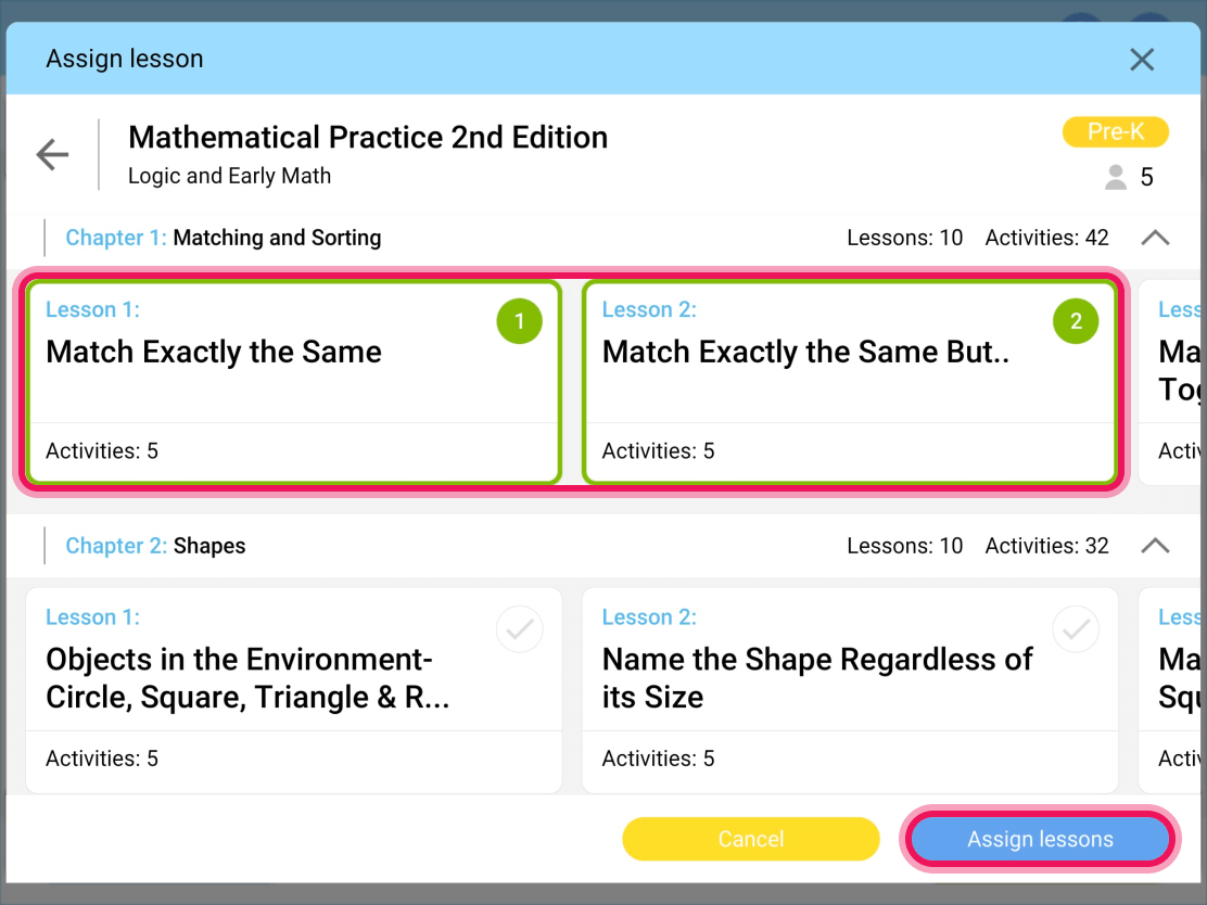 Educational interface