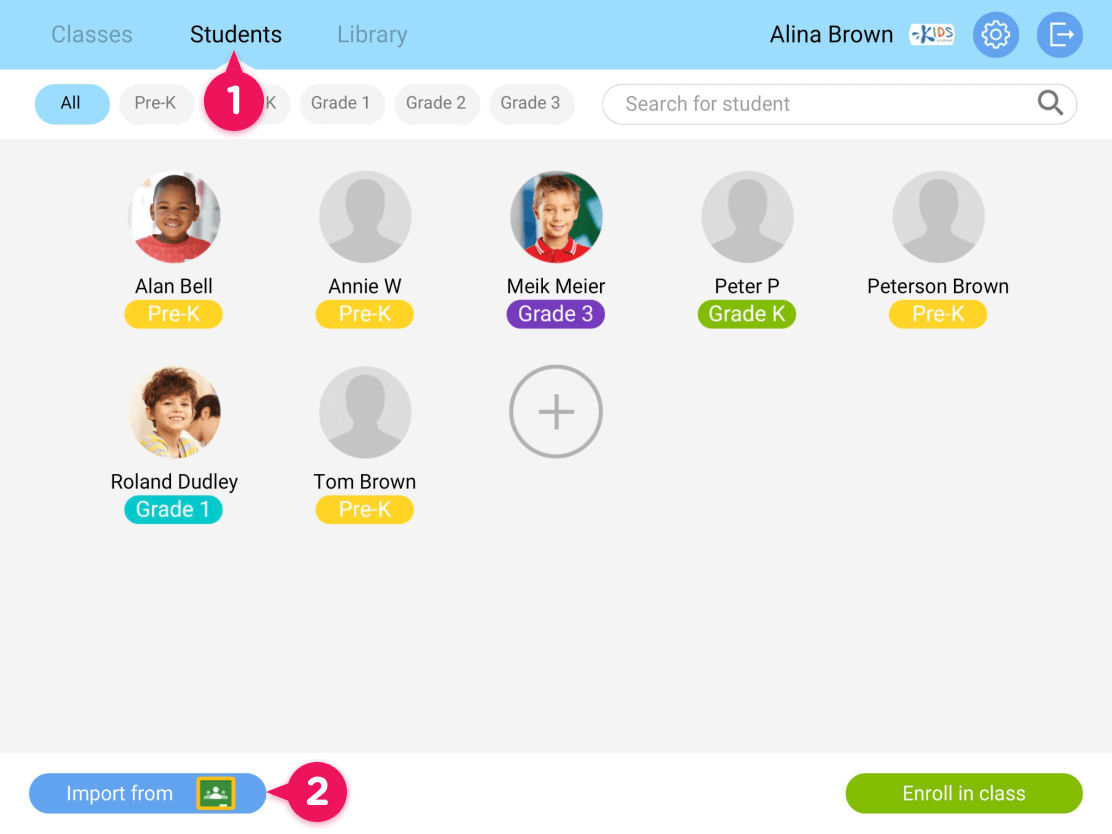 Classroom management app.