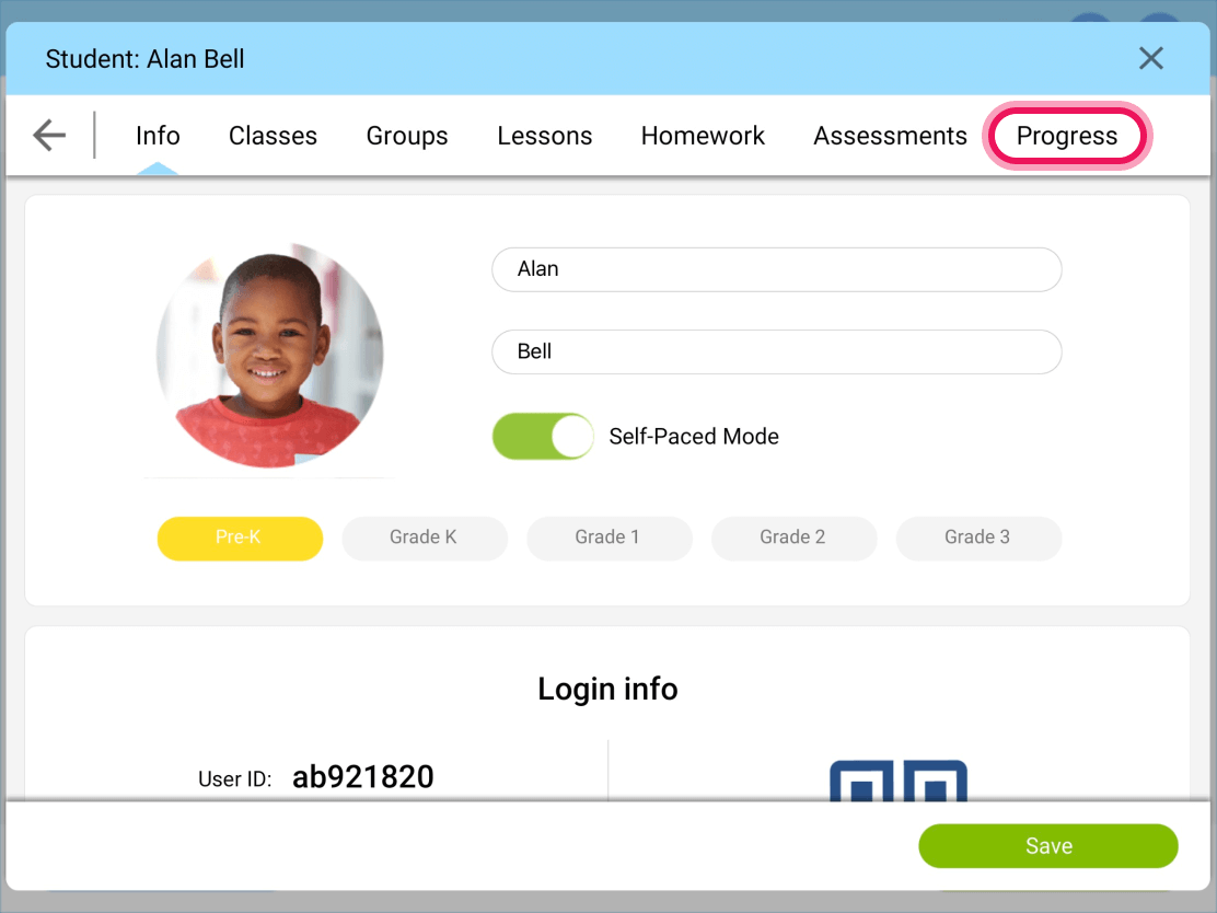 Educational interface