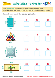 Calculating Perimeter Worksheet