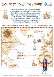 Journey to Jamestown Worksheet