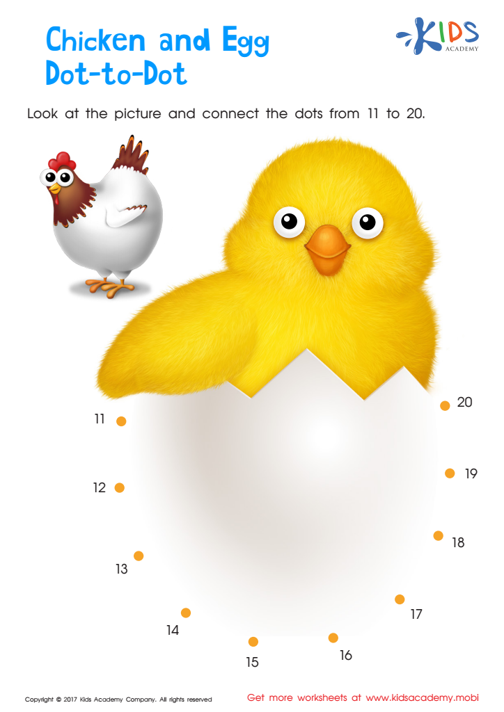 Dot to Dot Numbers 11-20
