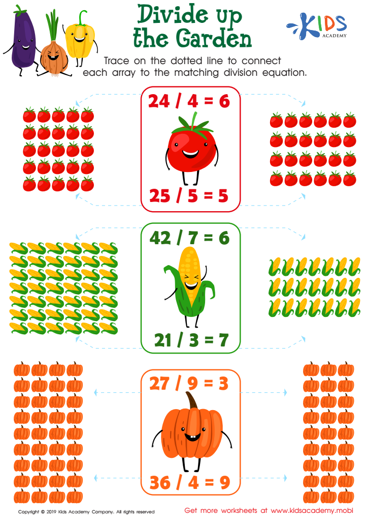 Divide up the Garden Worksheet