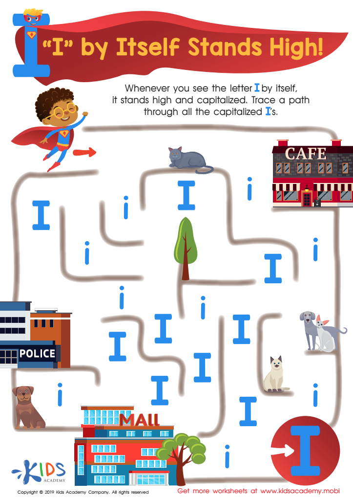 I Stands High Worksheet Preview