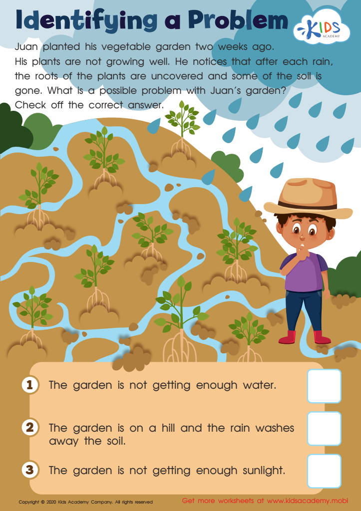 Identifying a Problem  Worksheet