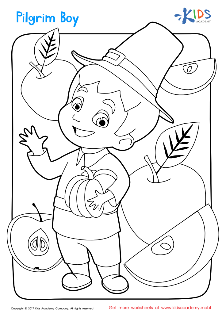 Boy Coloring Page